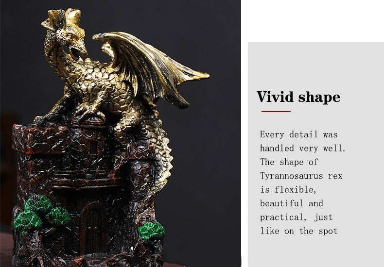Dragon Backflow Incense Burner 60Cones - Image 4