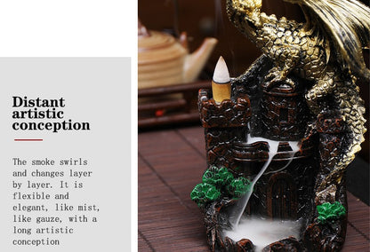 Dragon Backflow Incense Burner 60Cones - Image 6