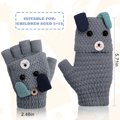 Kids Winter Flip Top Gloves - Image 3