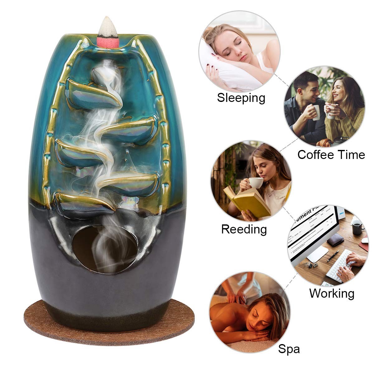 Incense Burner Holder Backflow 60 - Image 5