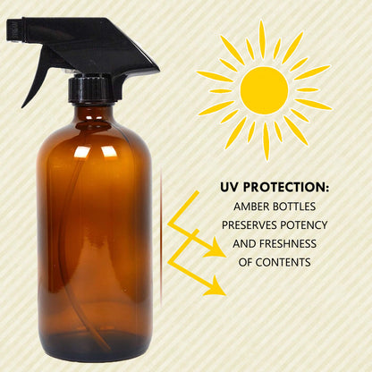 Amber Spray Bottles Essential Oil - Image 4