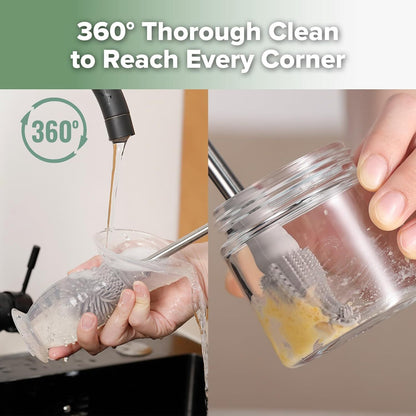 Silicone Cleaning Brush Baby Bottle Cleaner - Detail view