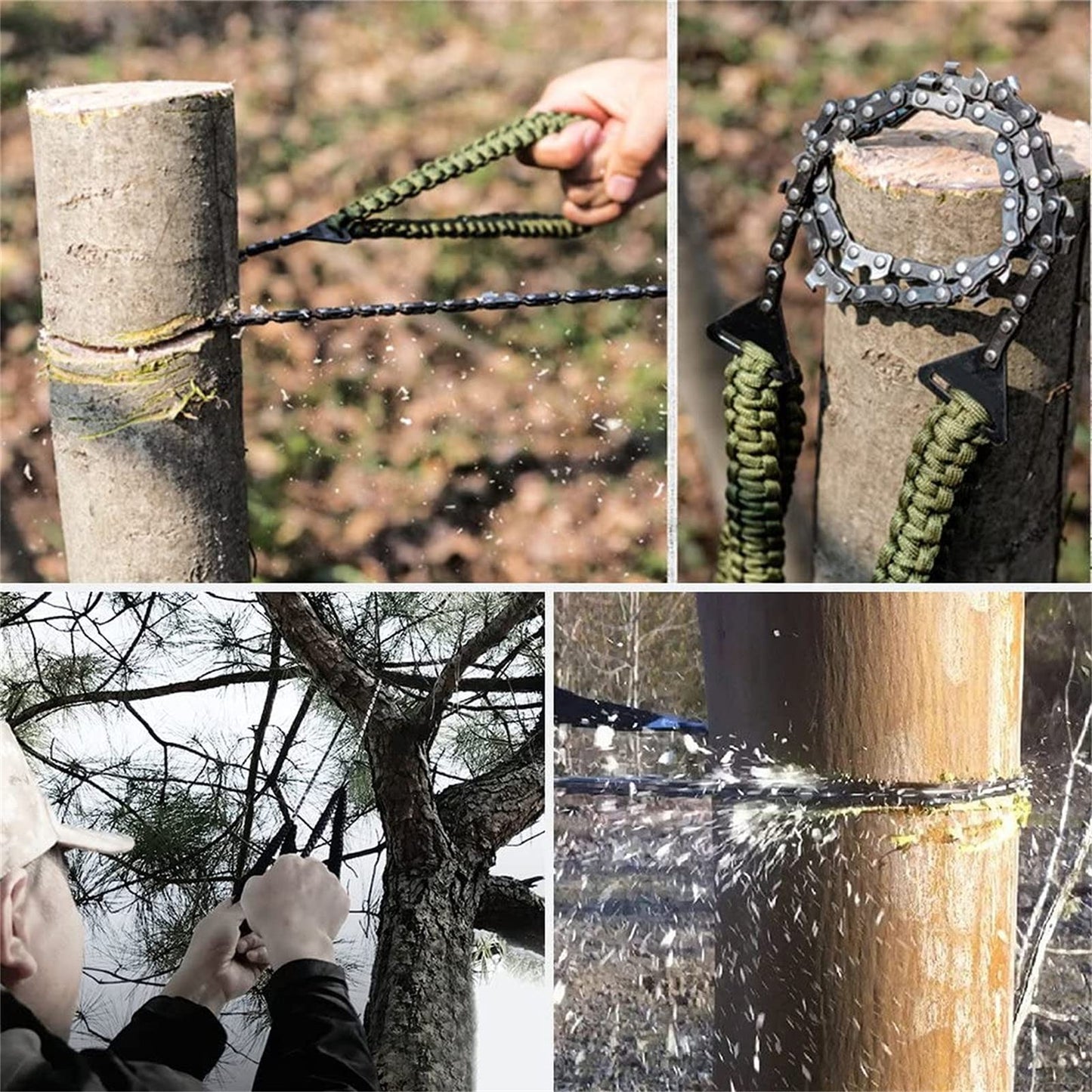 Hand Chainsaw Paracord Handle Folding - Image 5