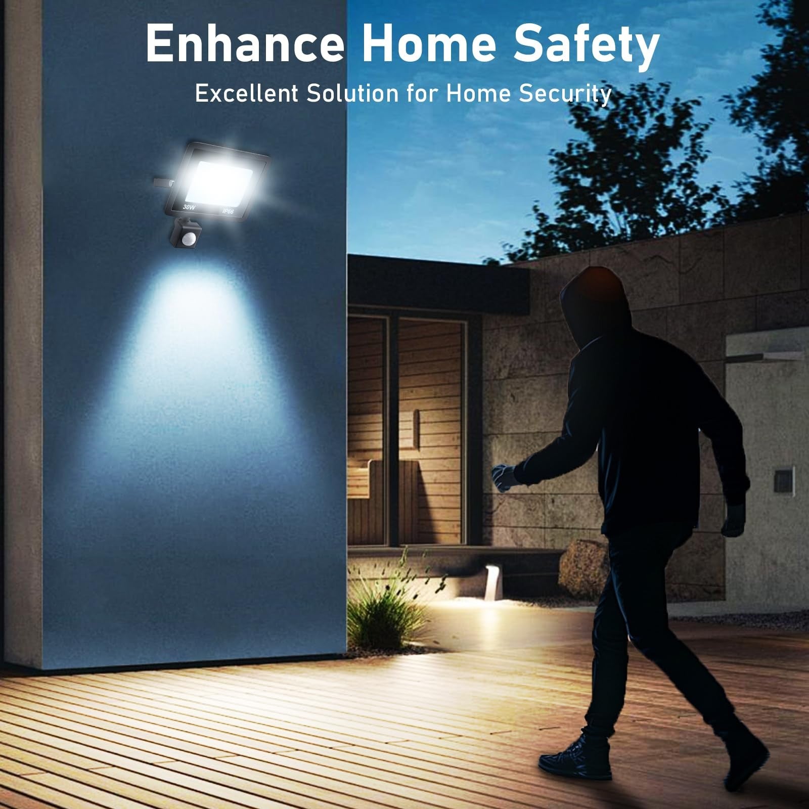 LED Floodlight Sensor Motion Spot - Image 4