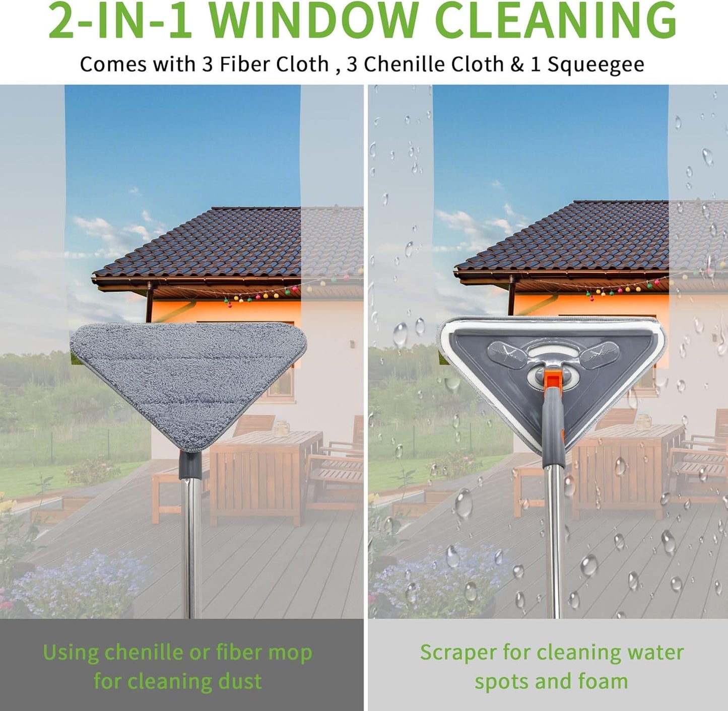 85" Long Handle Wall Mop - Image 4