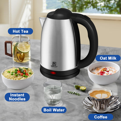 Electric Kettle 1.8L Stainless Steel - Image 4