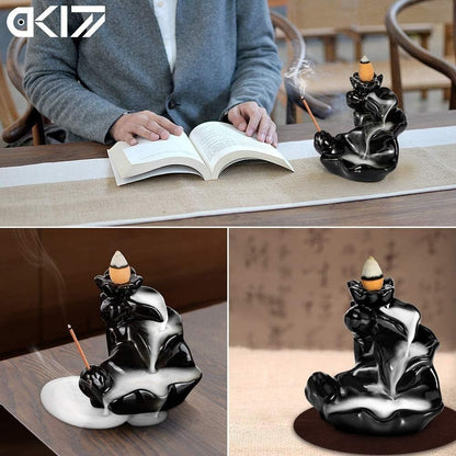 Ceramic Incense Holder Backflow Smoke - Image 4