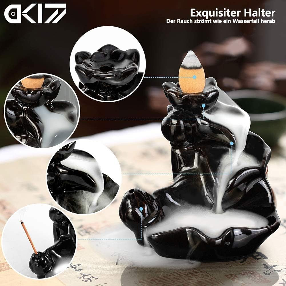 Ceramic Incense Holder Backflow Smoke - Image 3