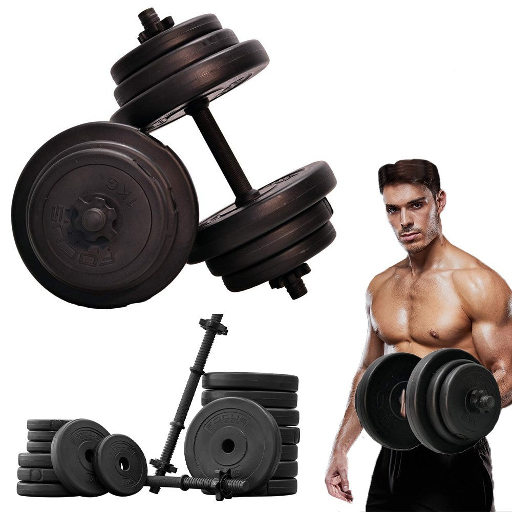 Adjustable Dumbbells Set 10-28KG Weights Pair - Front view