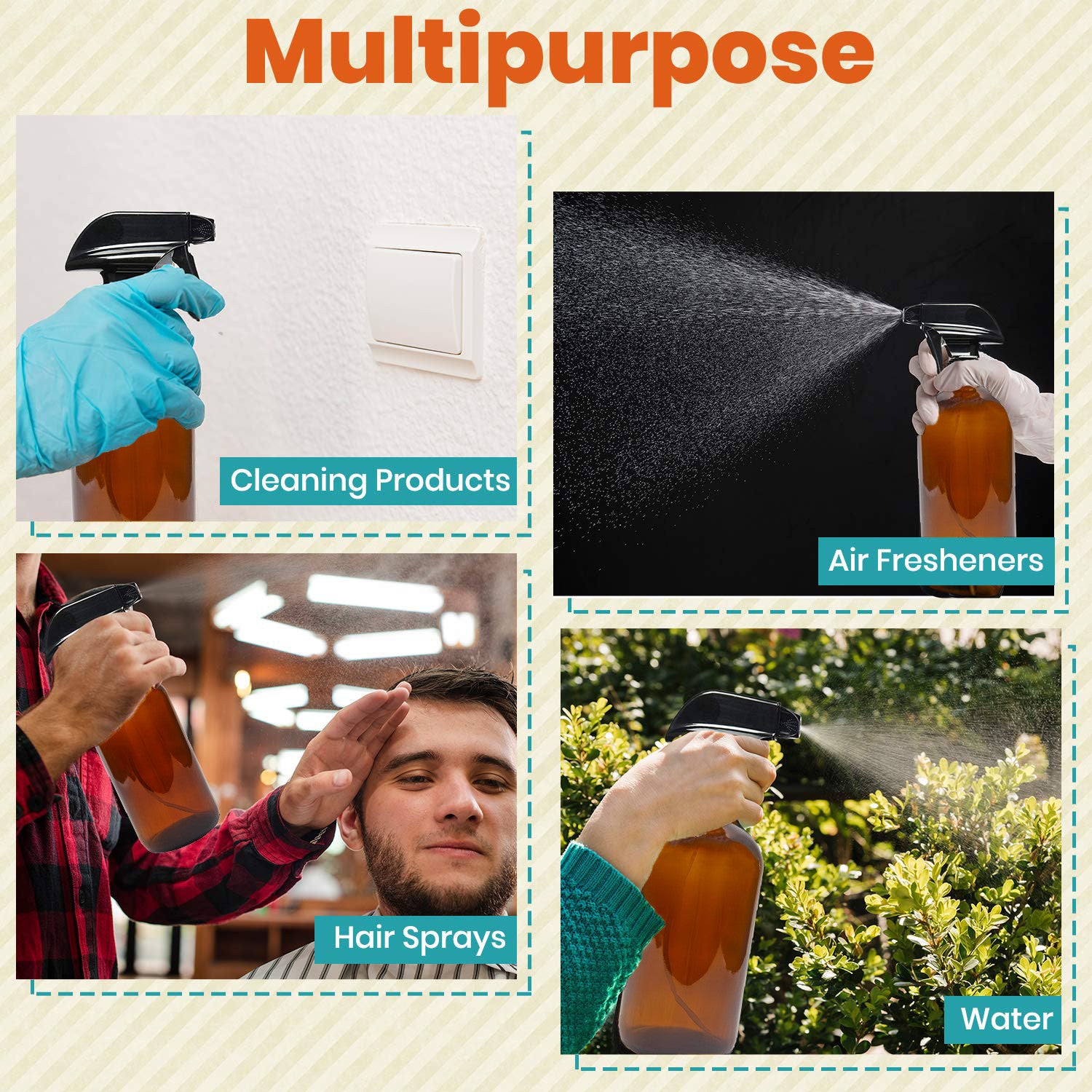 Amber Spray Bottles Essential Oil - Image 6