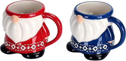 Red Blue Christmas Gnome 440ml - Image 4