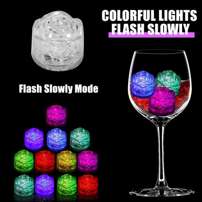 12PCS Roses Bright LED Ice - Image 4