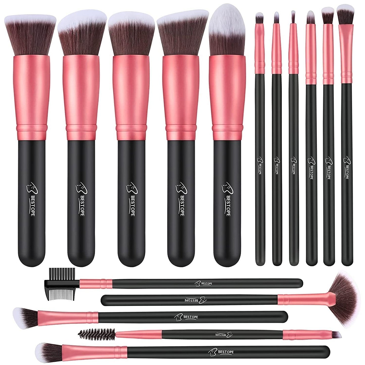 16PCS Makeup Brushes Set Eye shadow - Front view