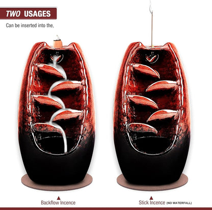 Incense Burner Holder with Smoke - Image 4