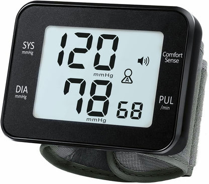 Digital Wrist Blood Automatic Pressure Monitor - Front view