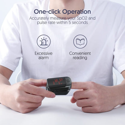 Pulse Oximeter Oxygen Monitor Finger - Image 3