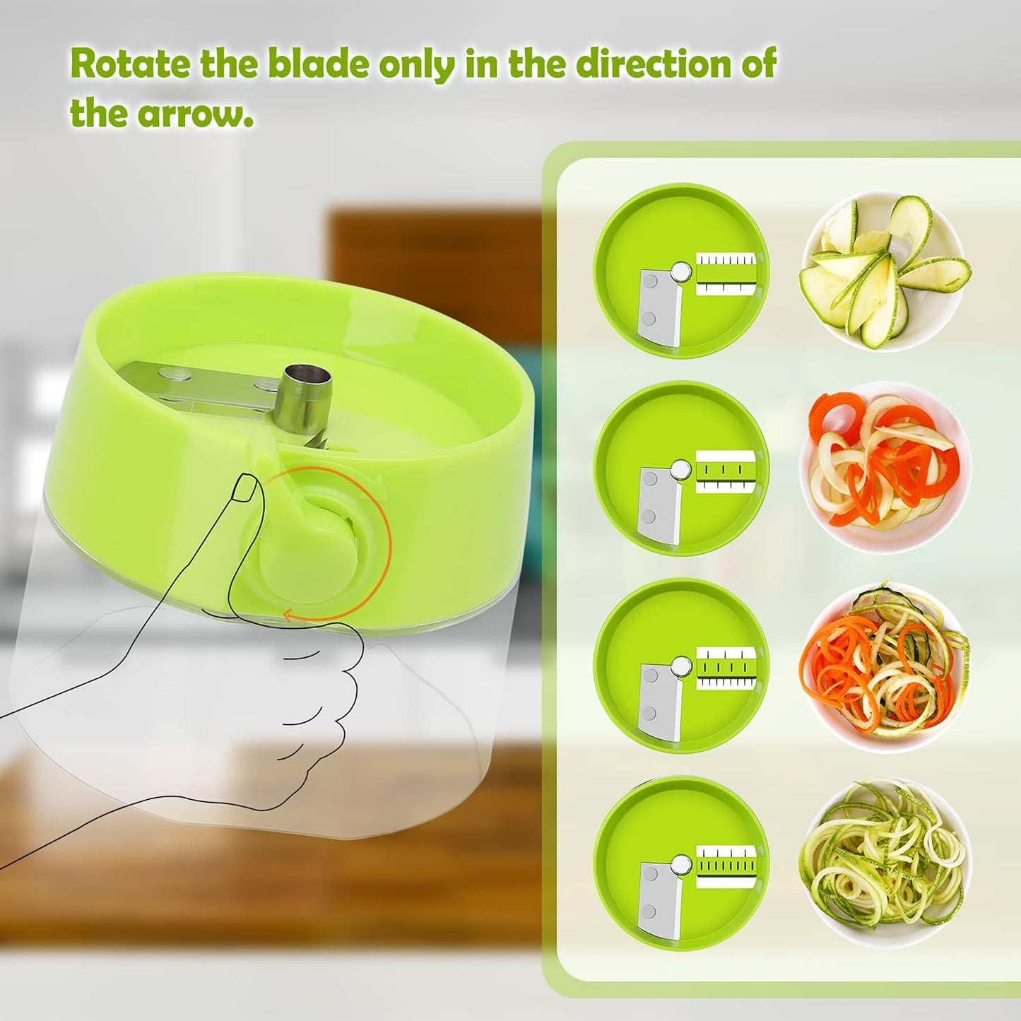 Spiral Slicer Spiralizer 4 in - Image 4