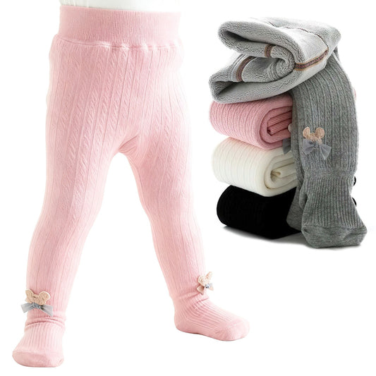 Kids Tights Soft Cotton Girls Pantyhose - Front view