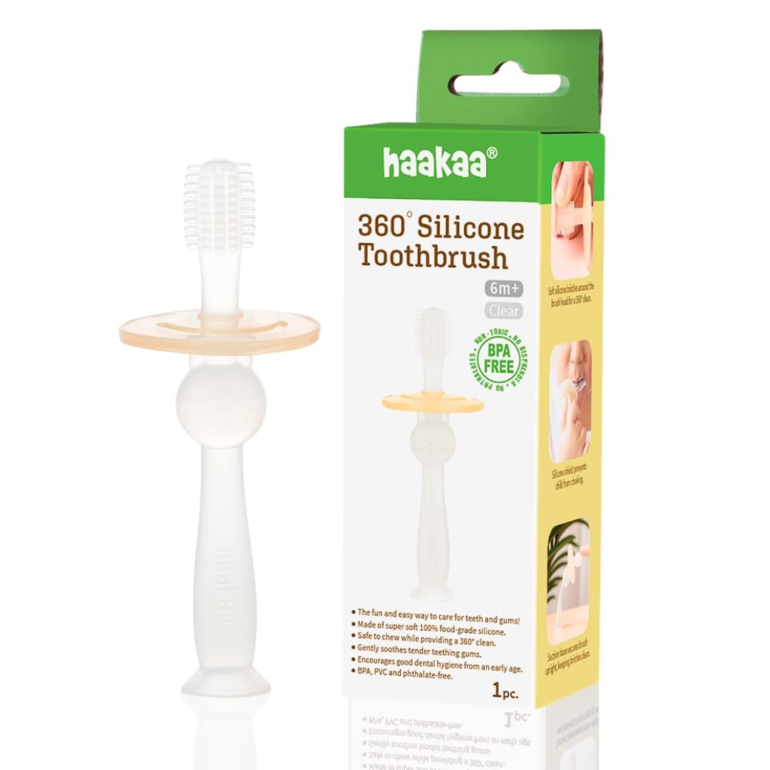 360° Silicone Baby Toothbrush Teether - Image 8