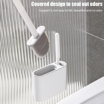 2IN1 Silicone Toilet Brush Holder - Image 5