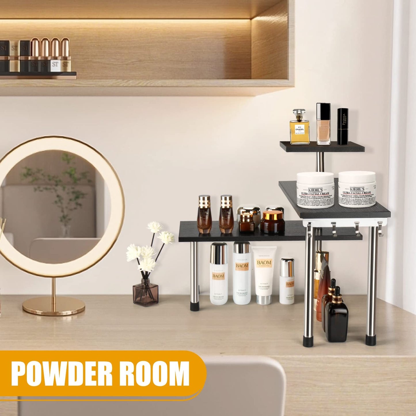 3 Tier Counter Corner Shelf Spice - Detail view