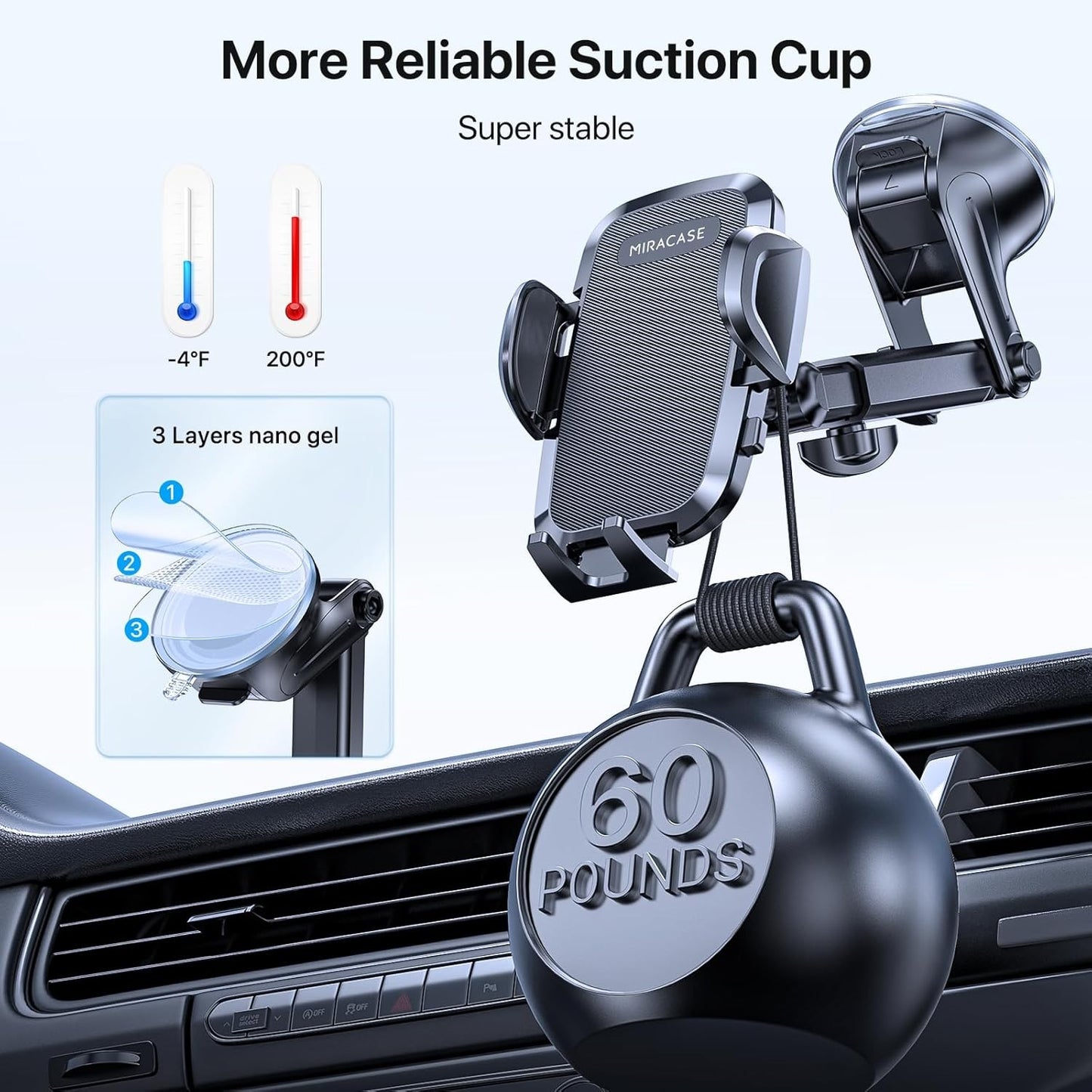 Car Phone Holder Universal Mount - Image 4