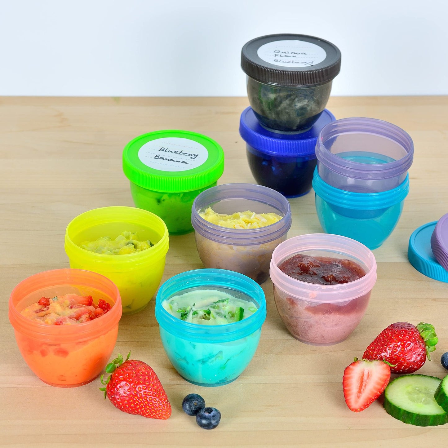 18PCS Small Food Storage 4oz/6oz - Image 6