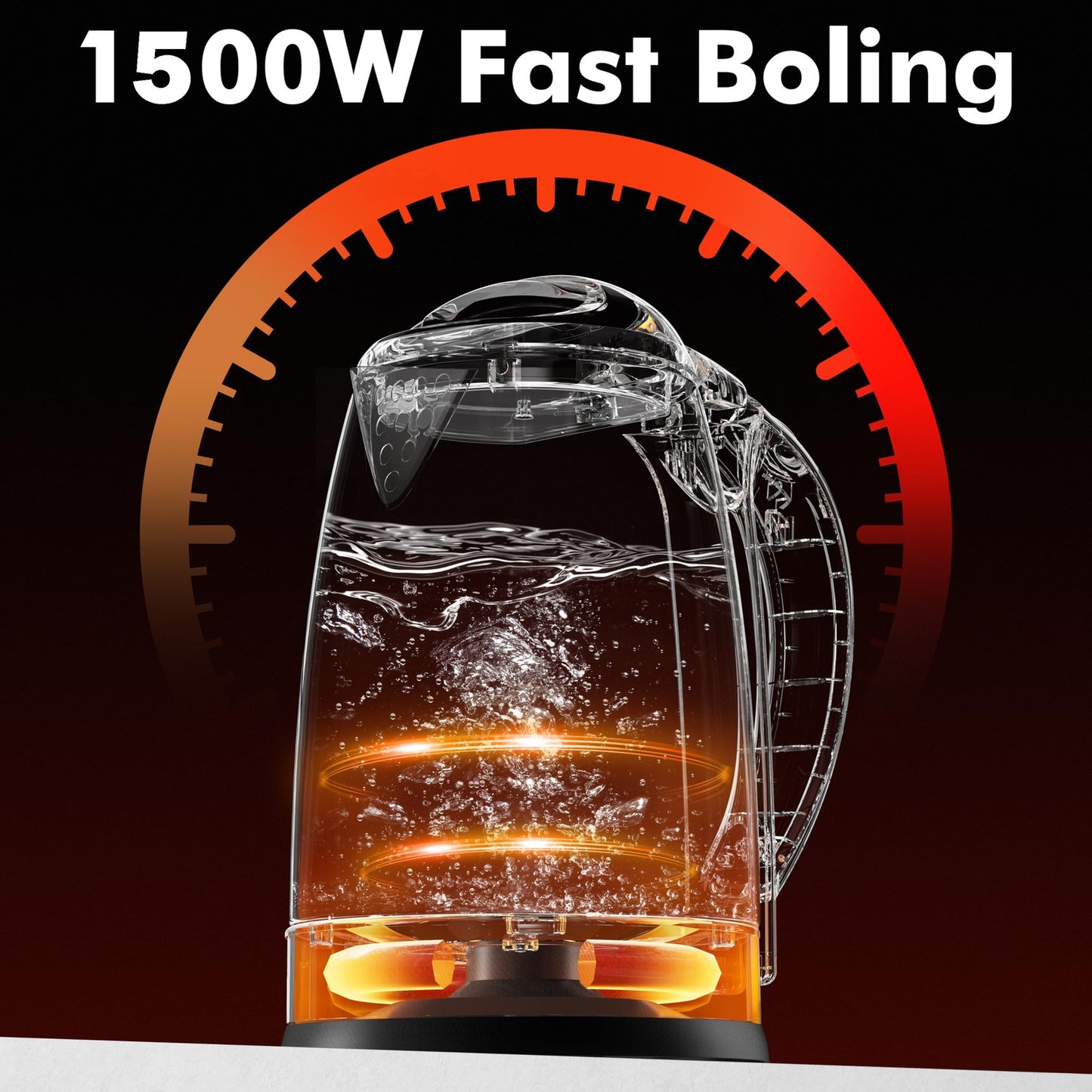 Electric Kettle 1.8L Stainless Steel - Image 5