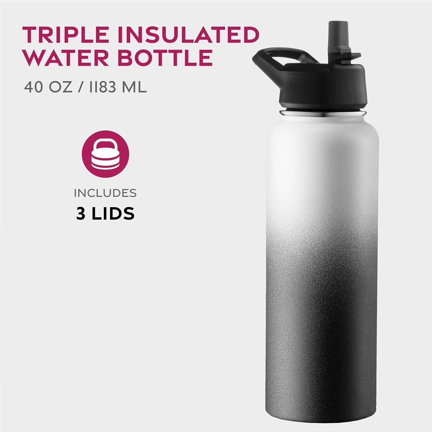 Stainless Steel Water Bottle Insulated Hot - Detail view