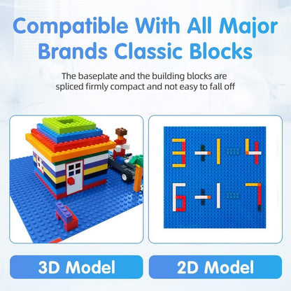 Base Plates Lego Baseplates 32x32 Stud Building Building Tray Board Brick 8 Pack