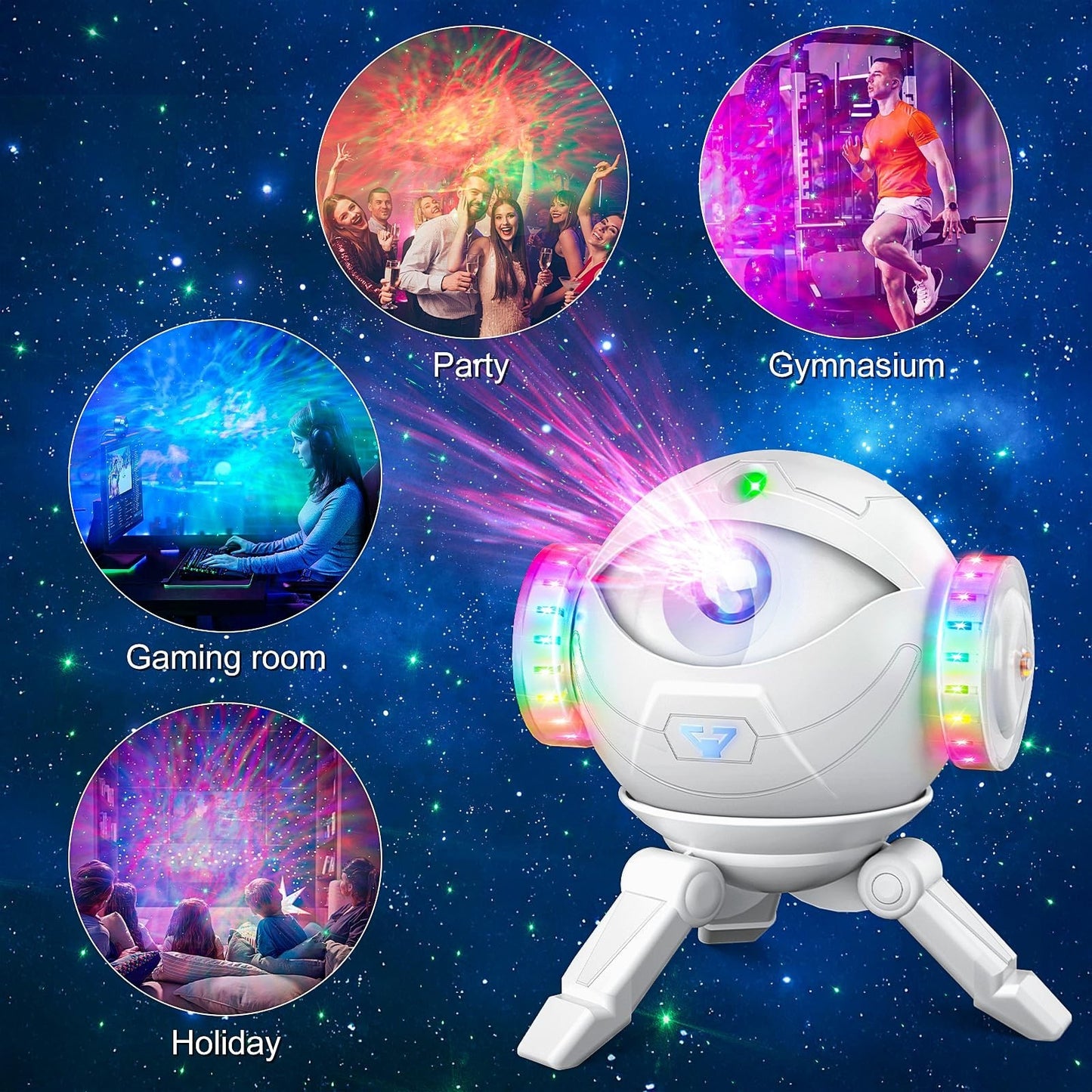 Galaxy Projector Light Bedroom Ceiling - Image 4