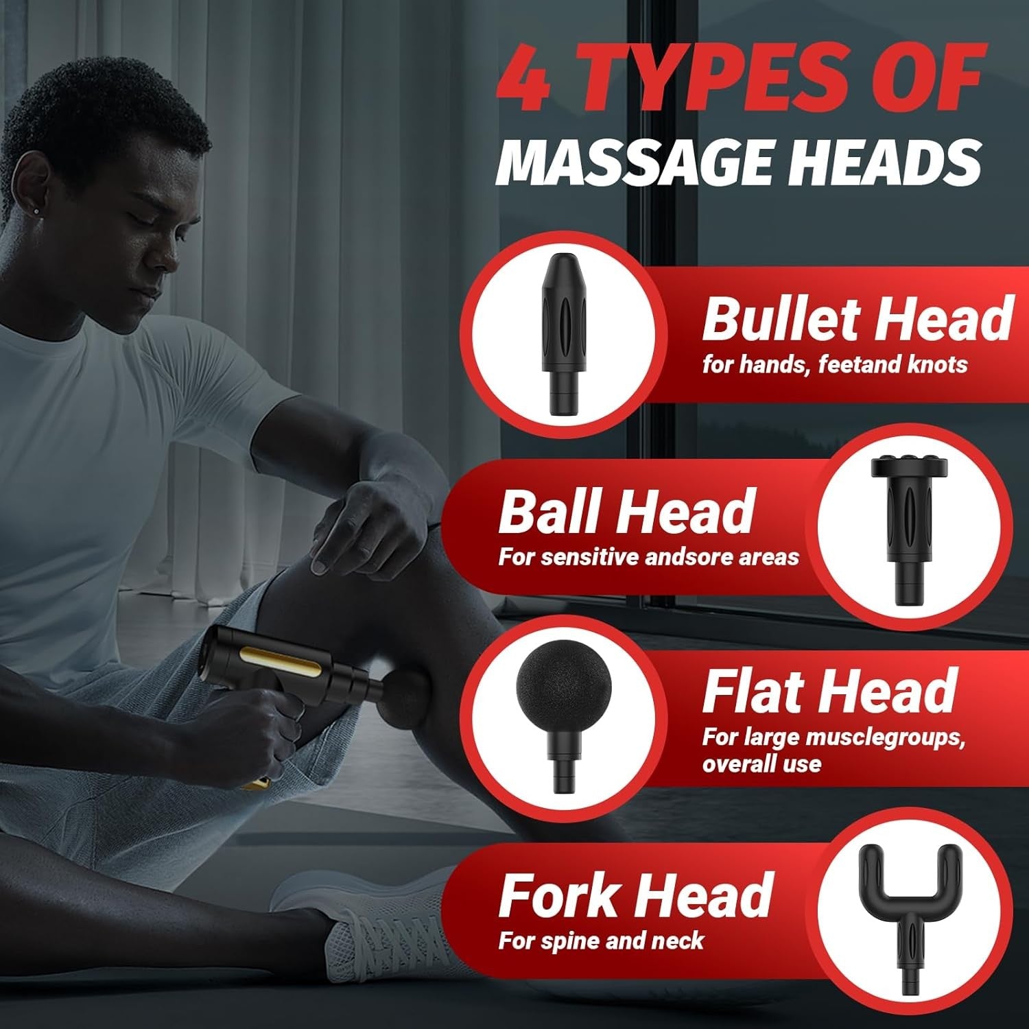 Massage Gun Deep Tissue Muscle - Image 4