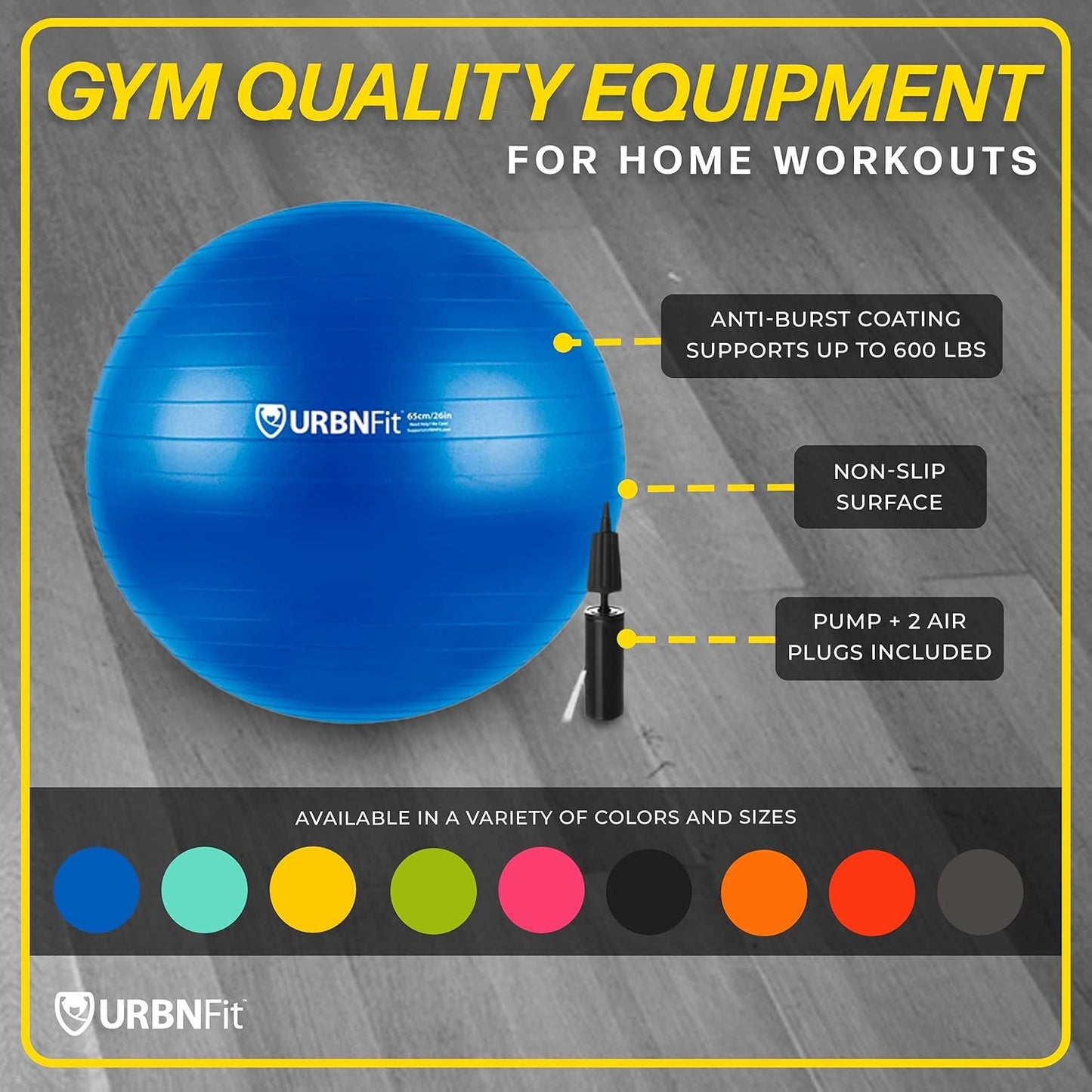 Yoga Gym Ball Exercise Fitness Pilates - Detail view