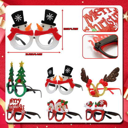 Christmas Glasses Decor Eyeglasses Holiday - Image 4