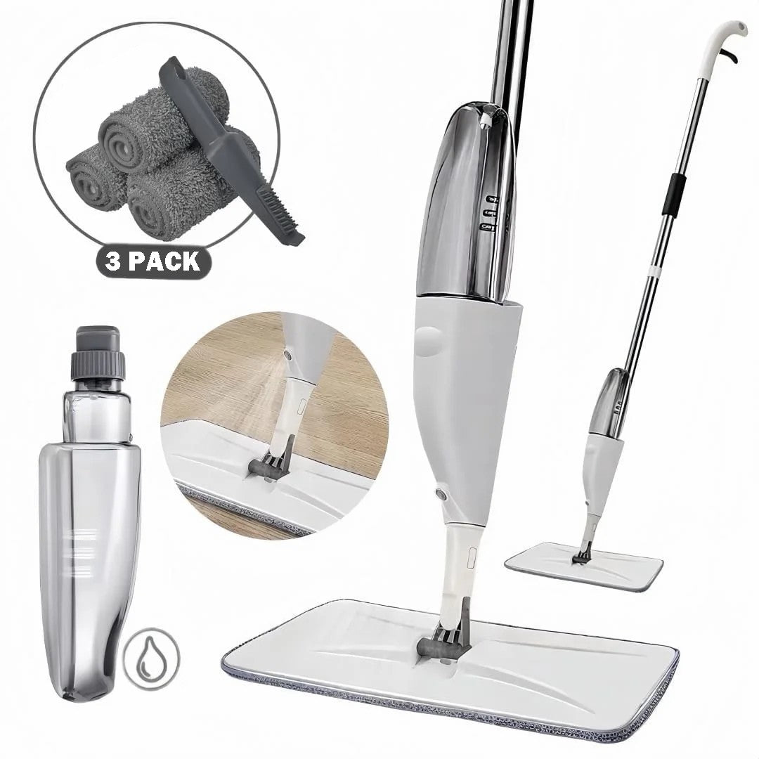 Spray Mop for Cleaning Floors Microfibre - Front view