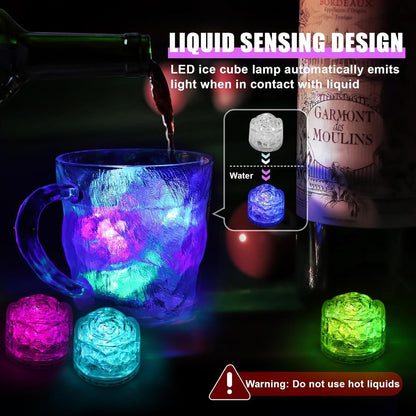 12PCS Roses Bright LED Ice - Image 5