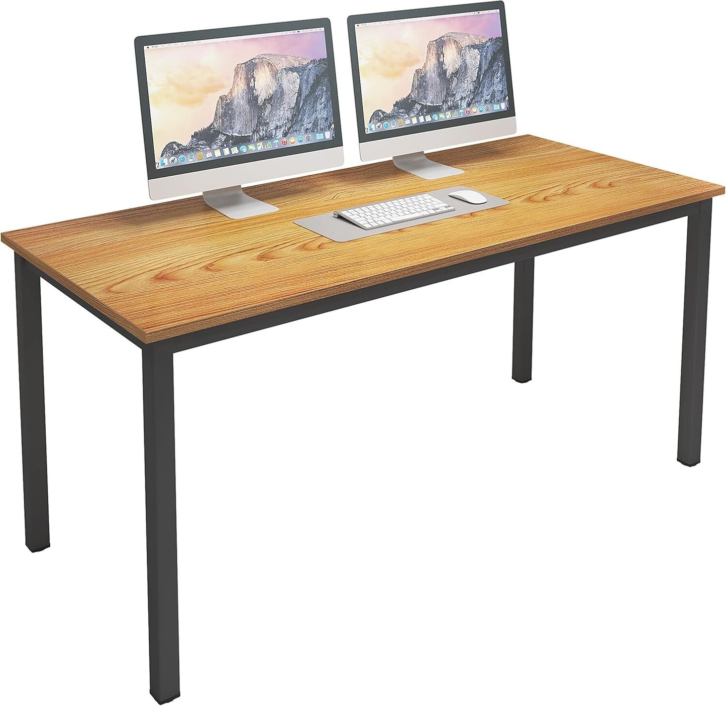 55 inches Computer Desk PC Desk - Front view