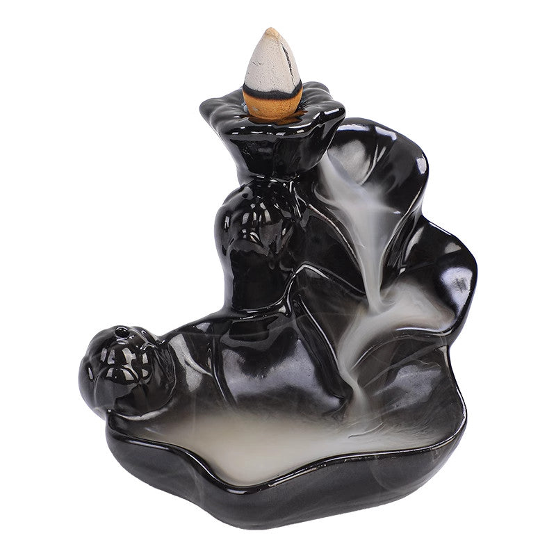 Incense Holder Burner Bakhoor Backflow Cones - Front view