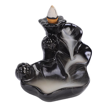 Incense Holder Burner Bakhoor Backflow Cones - Front view