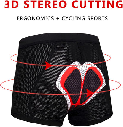 Men'S 3D Padded Cycle Undershorts - Image 6