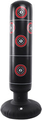 Inflatable Punch Bag Kids Adults Free Standing Boxing Kickboxing Training 160CM