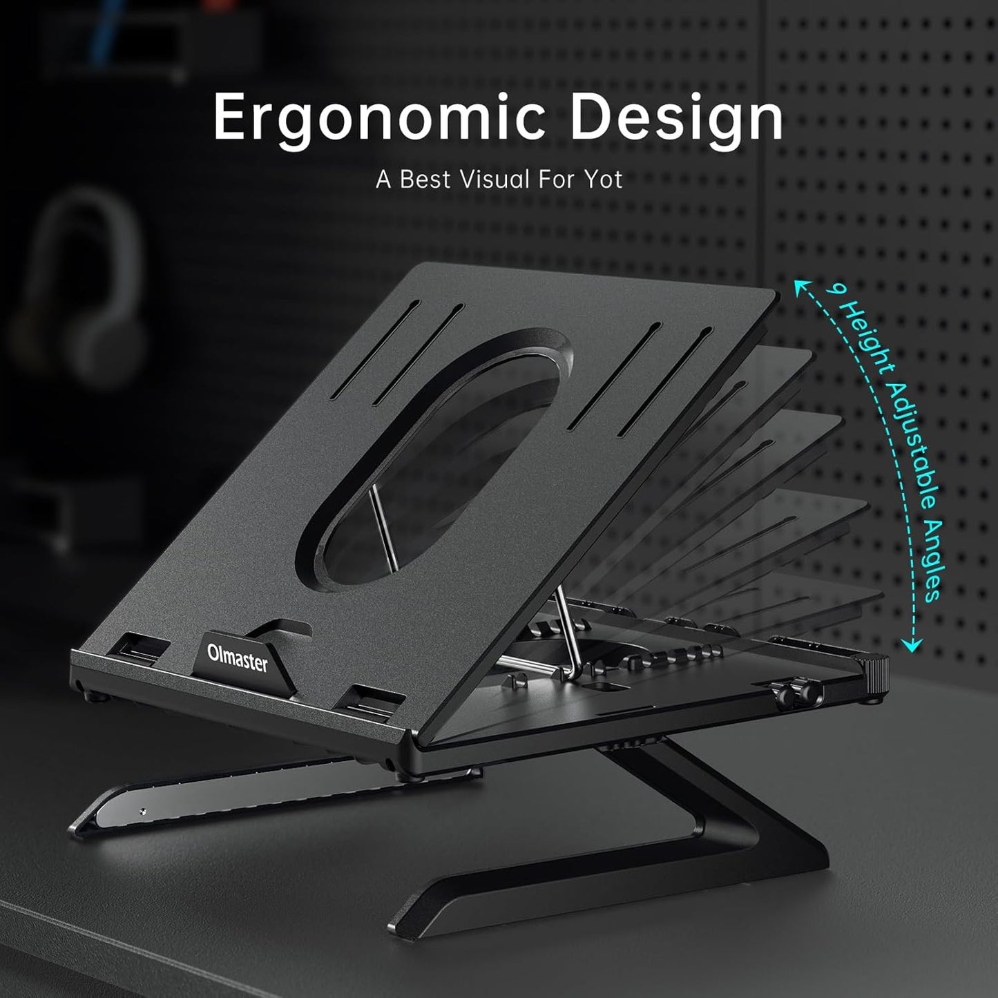 Laptop Stand with Phone Holder - Image 3
