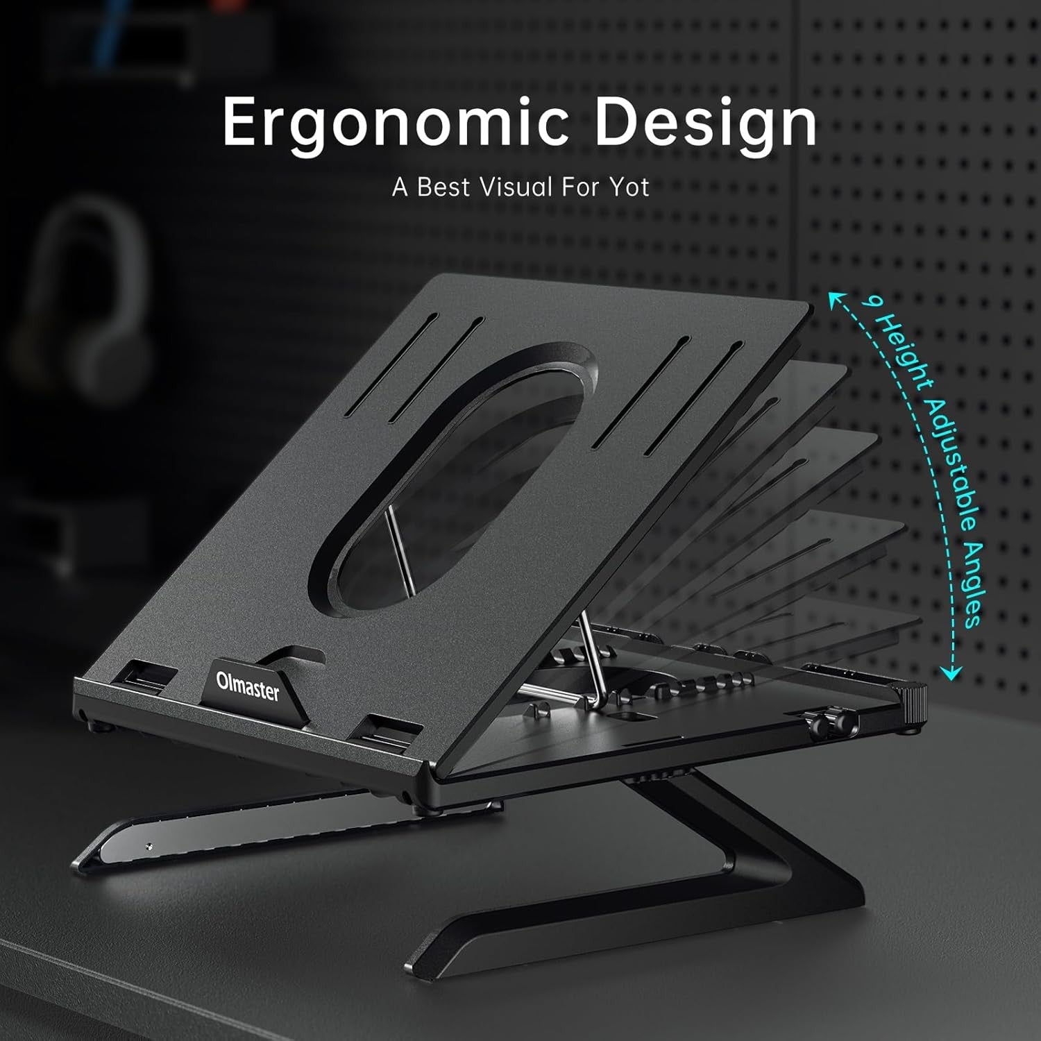 Laptop Stand with Phone Holder - Image 3