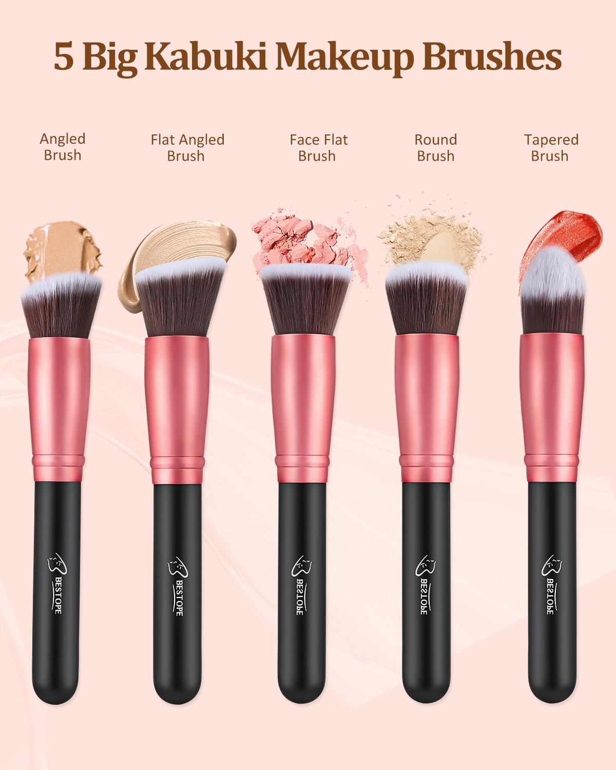 16PCS Makeup Brushes Set Eye - Image 6