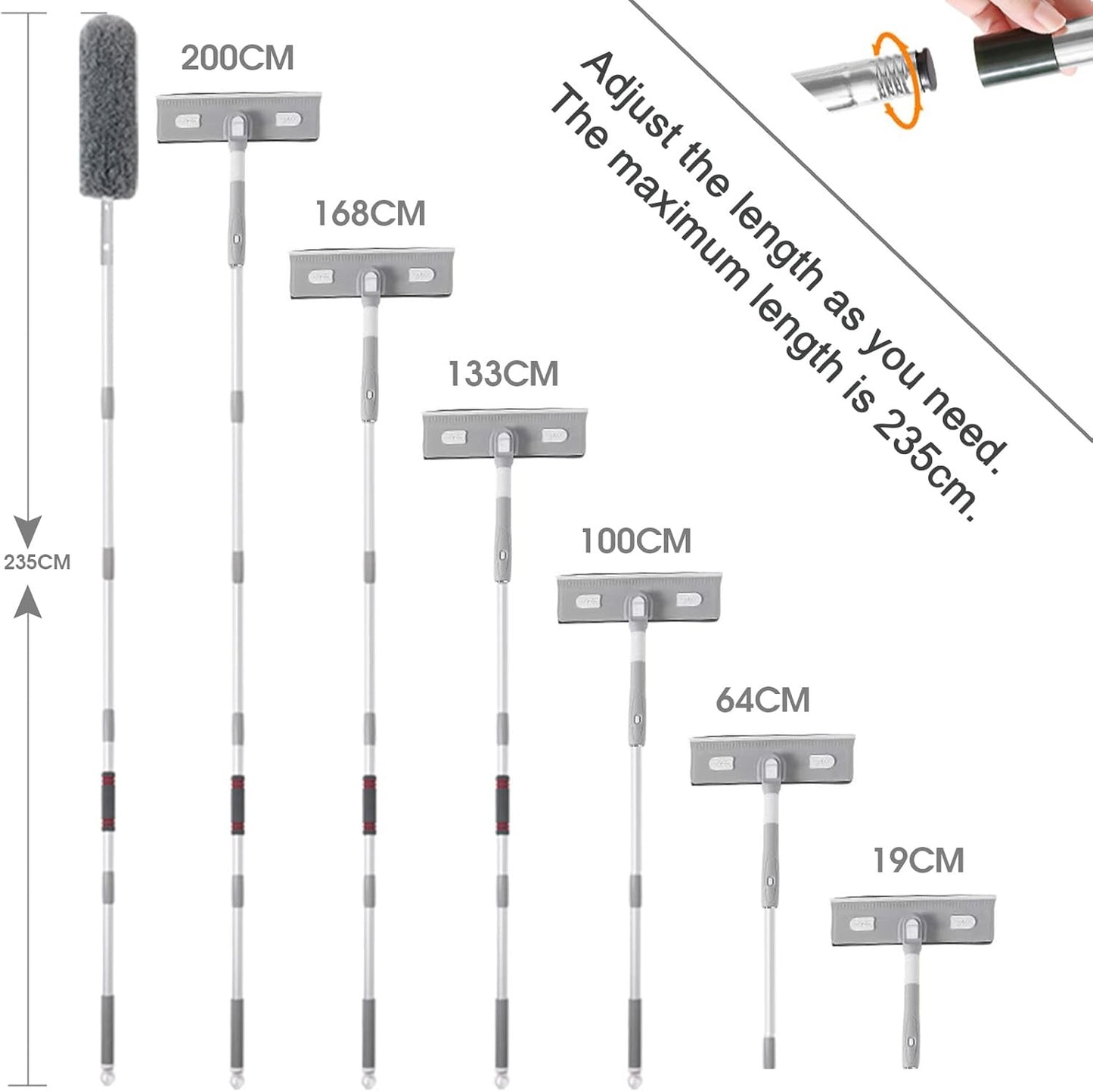 2 In 1 Telescopic Window - Image 4