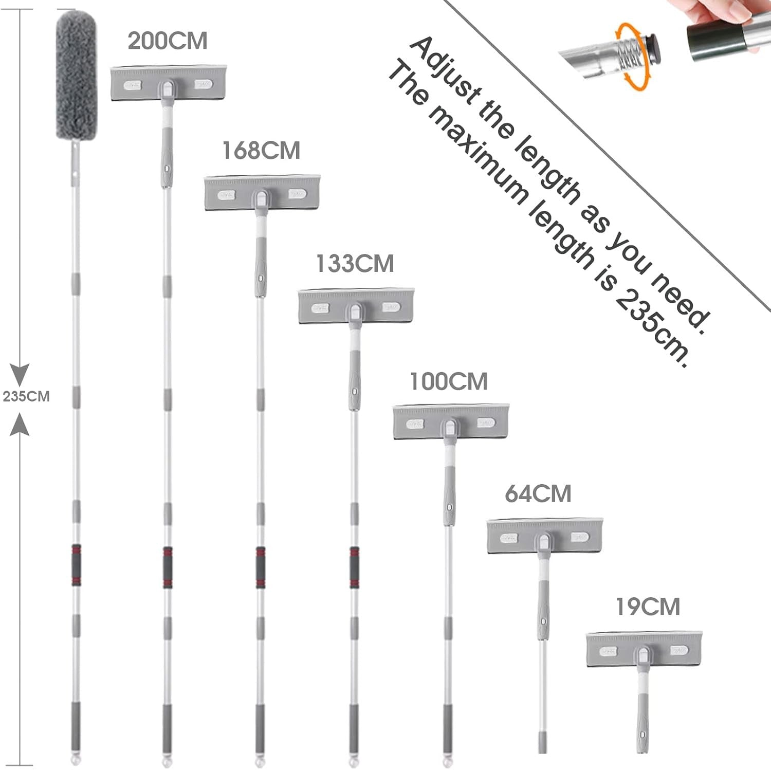 2 In 1 Telescopic Window - Image 4