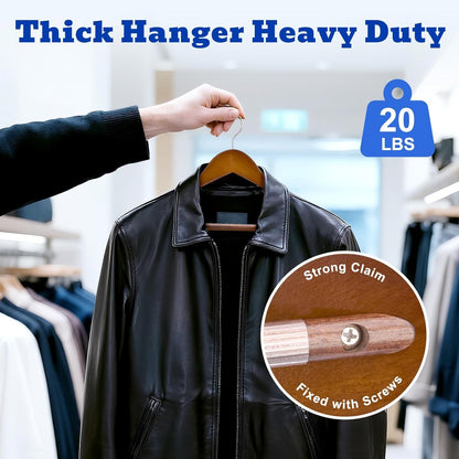 Wooden Suit Coat Hangers Adult - Image 6