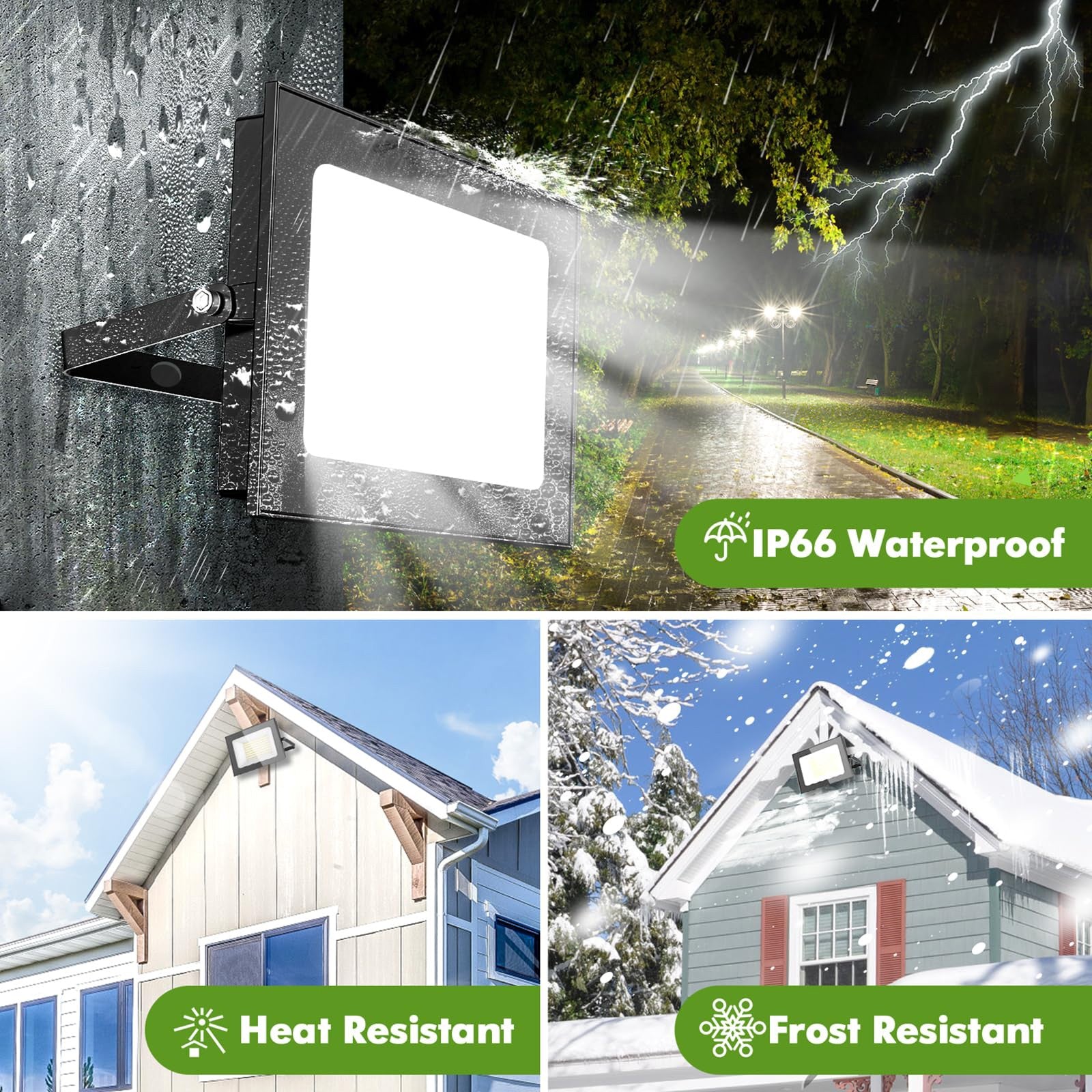 50W-200W LED Floodlights Waterproof Outdoor - Image 4