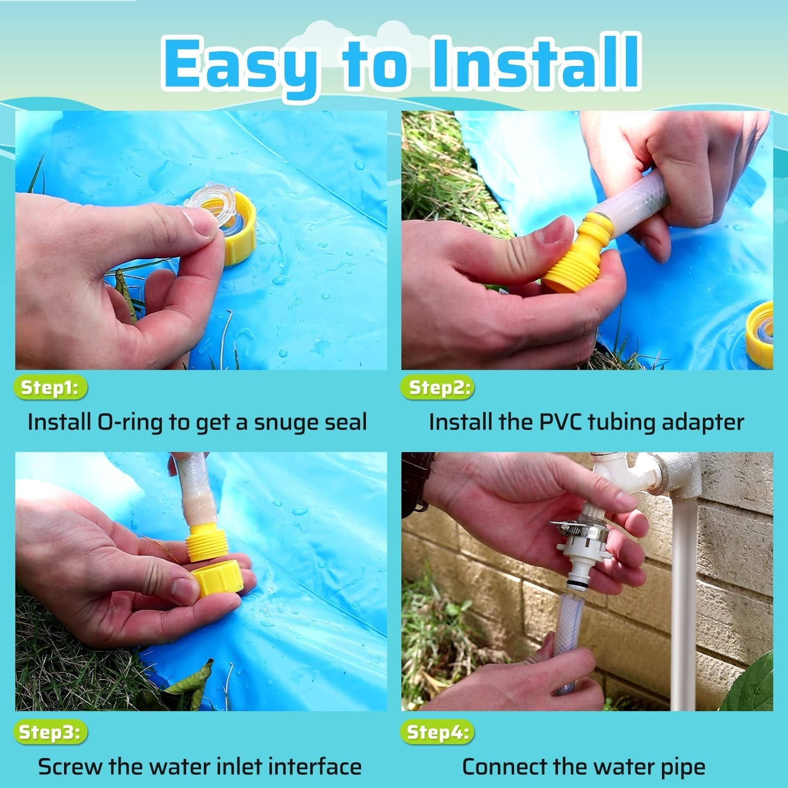 Splash Pad Sprinkler Play Mat - Image 5