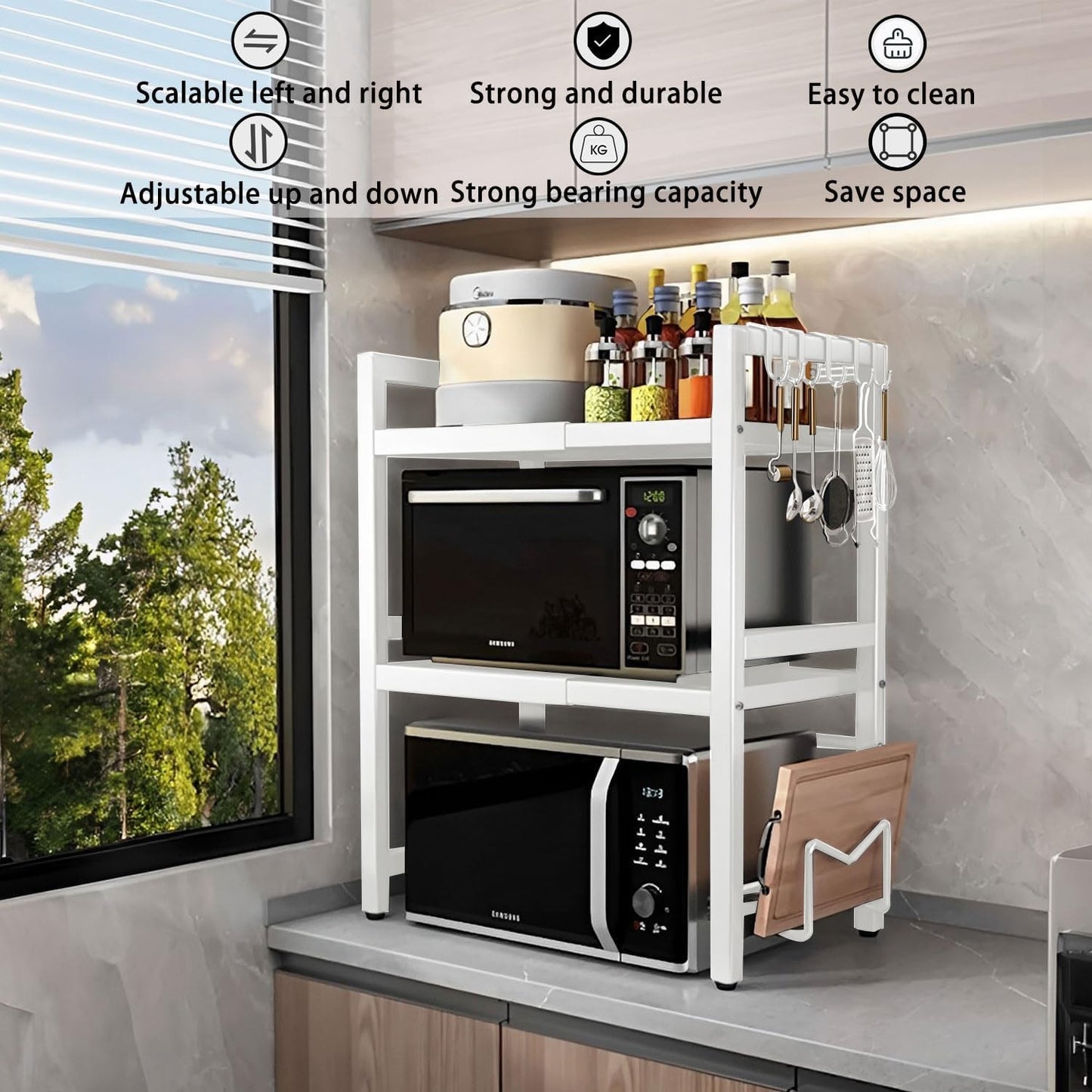3 Tier Expandable Rack Stand - Image 3